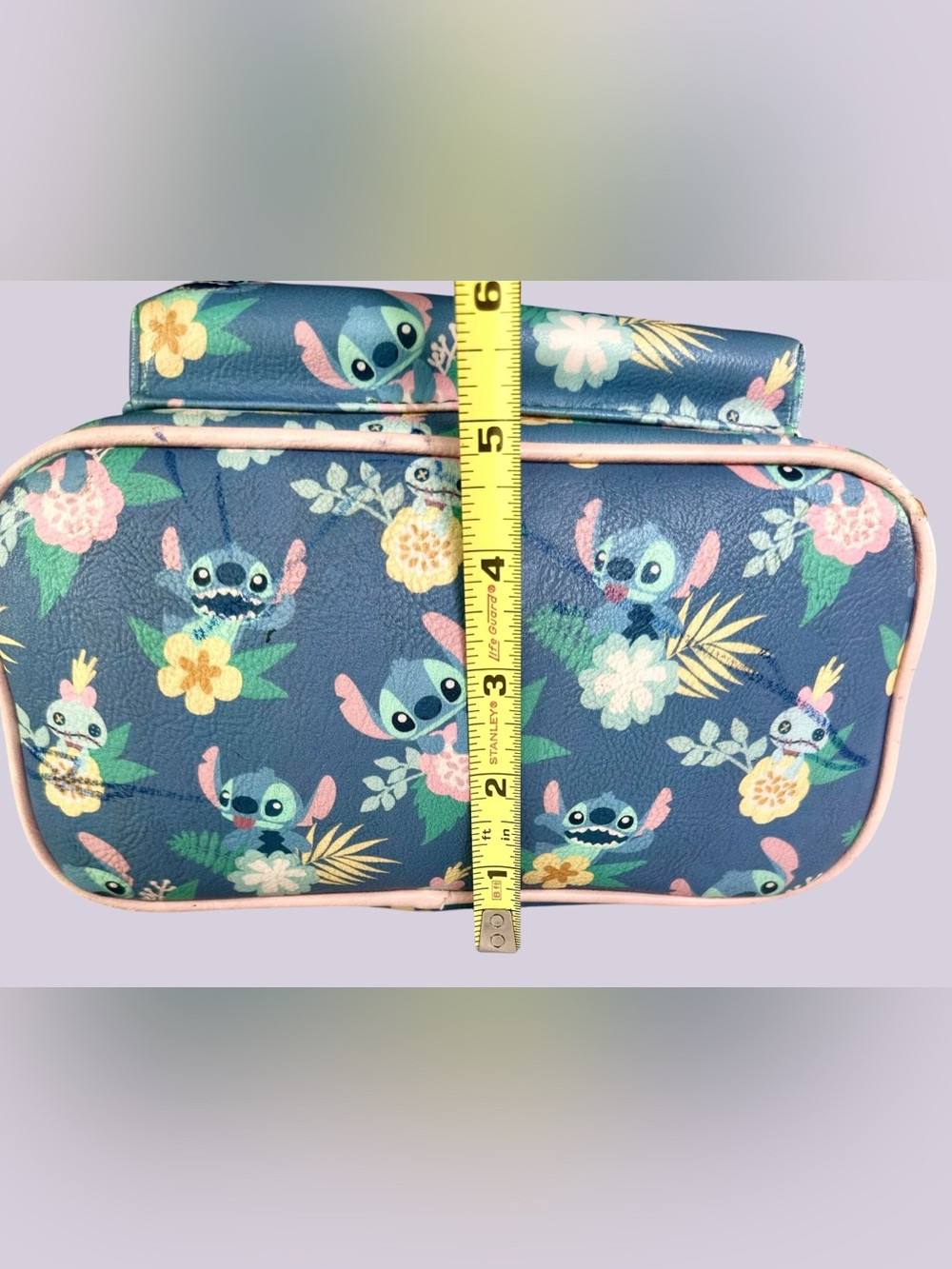 Loungefly Rare Lilo & Stitch Floral Print Mini Backpack-Rare OG HEART Logo - Picture 11 of 16